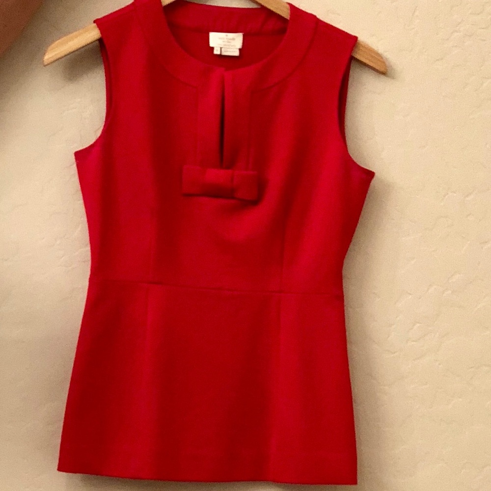 Kate Spade Sleeveless Bow Top